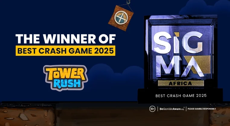 Tower Rush Wins "Best Crash Game 2025" Category at SiGMA Africa Awards