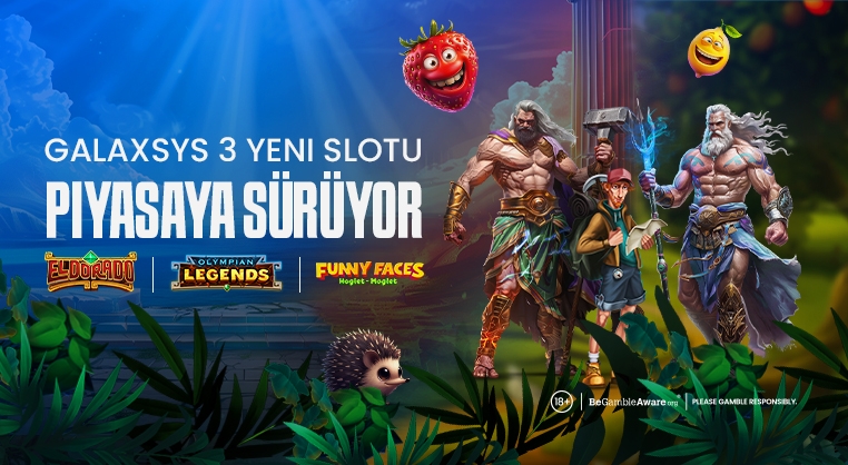 Galaxsys Genişleyen Portföyüne Üç Yeni Slot Ekledi