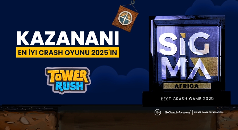 Tower Rush SiGMA Africa Awards'ta “En İyi Crash Oyunu 2025” Ödülünü Kazandı