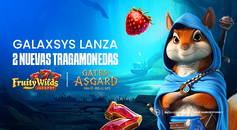 Galaxsys amplía su catálogo de slots con Fruity Wilds y Gates of Asgard