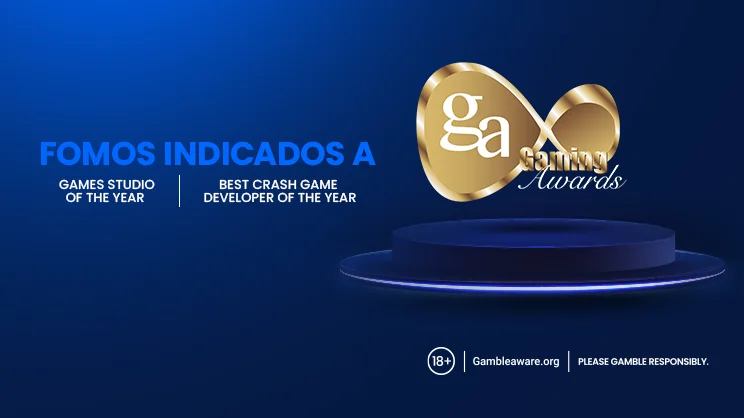 Galaxsys é indicada aos prêmios "Games Studio of the Year" e "Best Crash Game Developer of the Year" no International Gaming Awards 2026