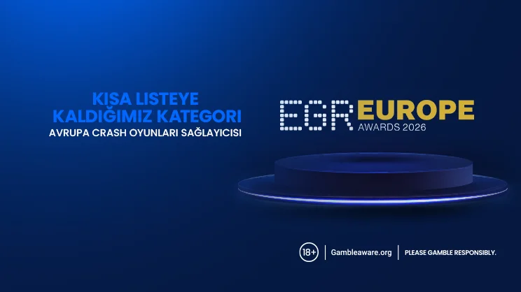 Galaxsys EGR Europe Awards 2026'da “Avrupa Crash Oyunları Sağlayıcısı” kategorisinde kısa listeye kaldı