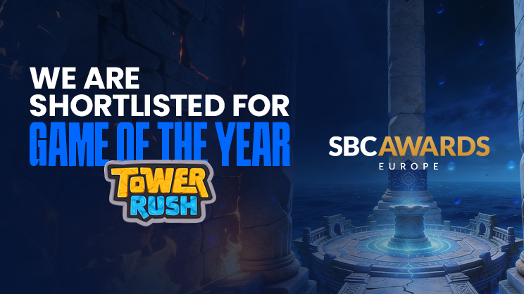 Tower Rush Shortlisted for “Game of the Year” at SBC Europe Awards 2026