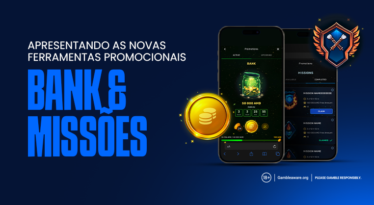 Galaxsys expande suas ferramentas promocionais com Bank e Missões