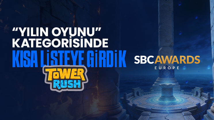 Tower Rush indicado a categoria de “Game of the Year” no SBC Europe Awards 2026