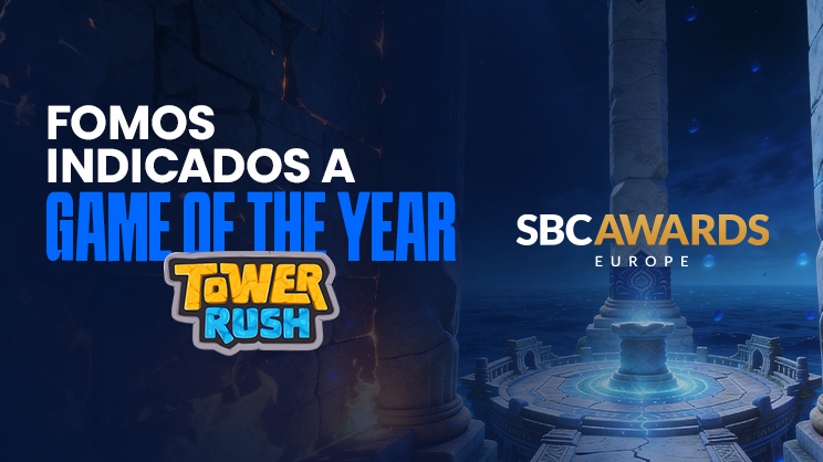 Tower Rush indicado a categoria de “Game of the Year” no SBC Europe Awards 2026
